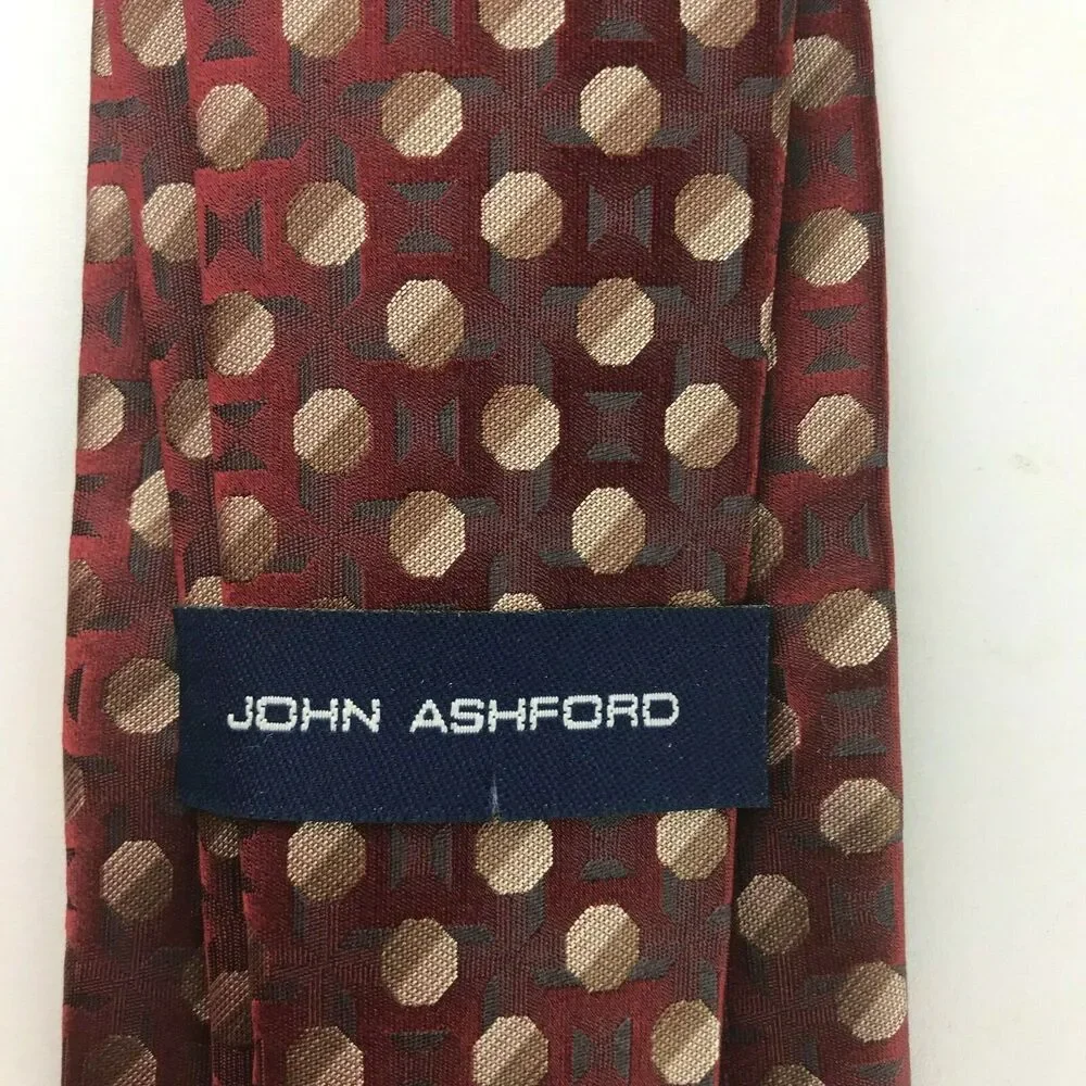 John Ashford Ties 100% Silk Handmade Lot of 3 Ties